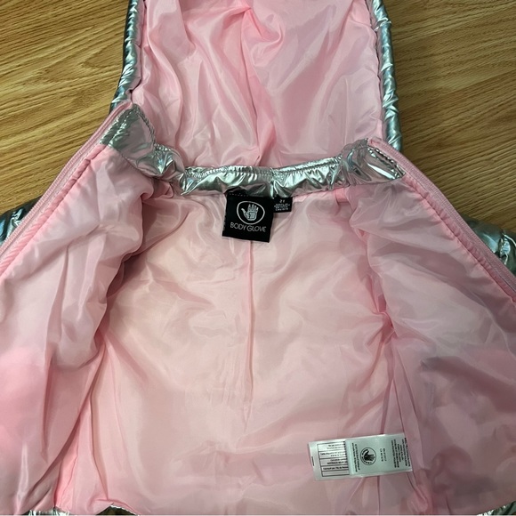 Toddler Body Glove Metallic Winter Puffer Jacket for Cold Weather Girls 2T - Picture 7 of 12